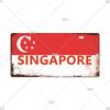 National Flag License Plate 6x12Inch Home Signs Metal Vintage Tin Sign Garage Bar Wall Signs Decor Patriots Best Gift Dustproof