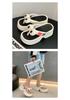 Women's Thick-Soled Summer Flip-Flops: Big-Eyed Dog, EVA, Height-Increasing, Non-Slip Sandals