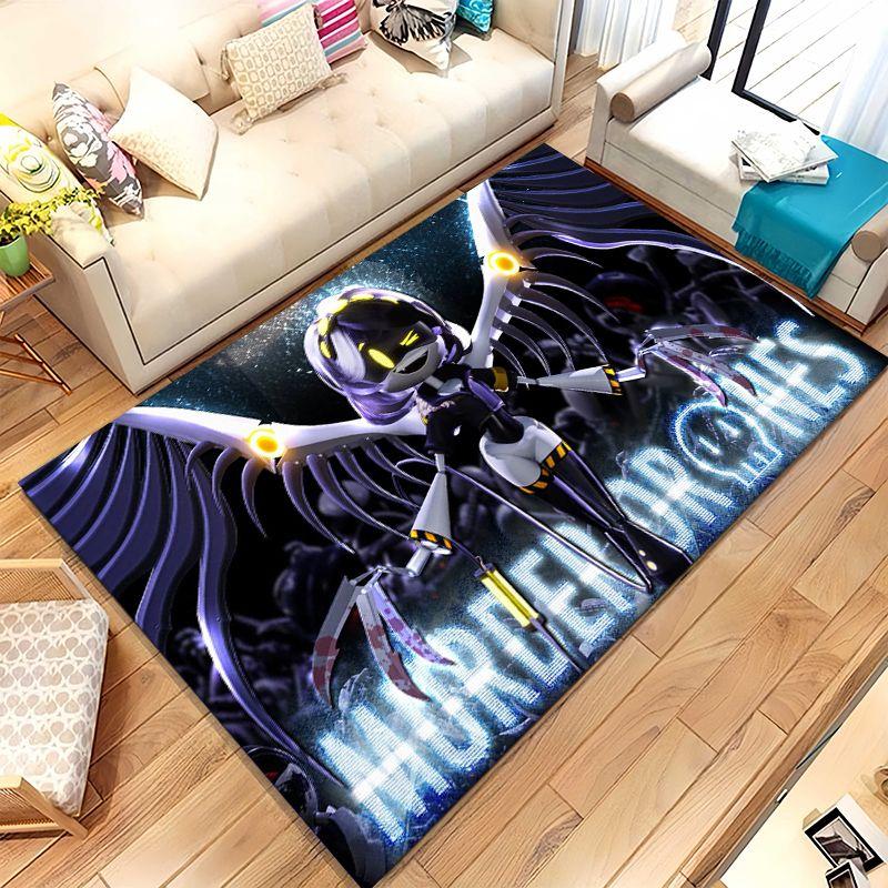 Murder Drones Uzi N Cyn Cartoon Soft Non-Slip Large Area Rug for Living Room,Bedroom Playroom Carpet Mat for Sofa,Home Decor
