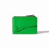 Dot Saddle Keyring Coin Zipper Business Card Holder Card Holder Green