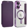 For iPhone 16 Plus Case Compatible with MagSafe RFID Blocking Card Holder Leather Phone Cover
