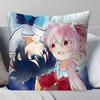 Anime Happy Sugar Life Pillow Case Square Pillow Bedroom Sofa Leisure Comfort Cushion Car Living Room Home Decoration