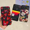 For LG K41S K 41S Case 2020 Black Silicone Cute Fashion Flower Shockproof Bumper For LGK41S LM-K410 Phone Back Cover 6.55" Funda