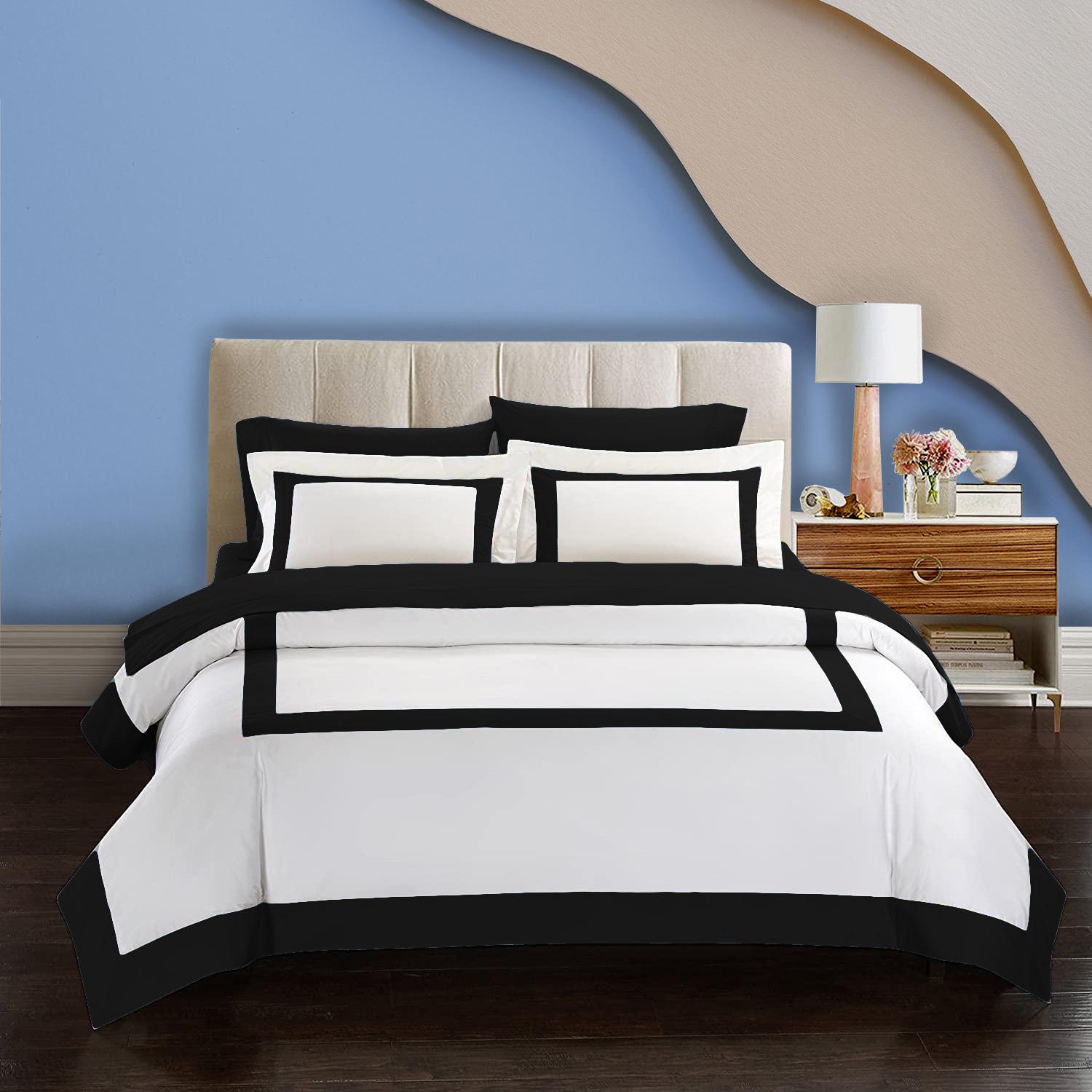 

Набір підодіяльників Chateau 3PC Multi-Box Pattern 600TC зі 100% єгипетської бавовни – різні розміри та кольори (1 підодіяльник і 2 подушки) 140x200 CM + 50x75 CM обурливі помаранчевий колір