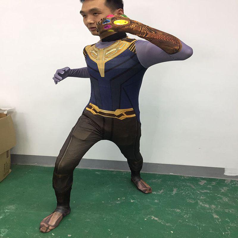 Premium Cotton Blend Avengers 3 Thanos Infinity War Marvel Cosplay Costume Suit