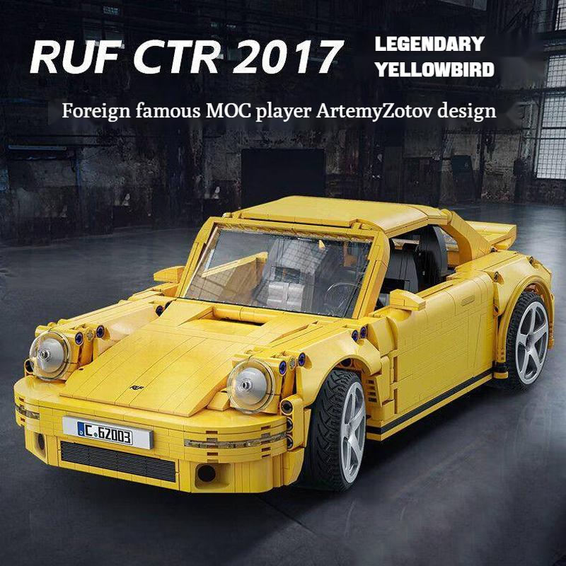 Creator Yellowbird Car Modle Building Blocks Set Bricks Toys Gift Age Kids Adults