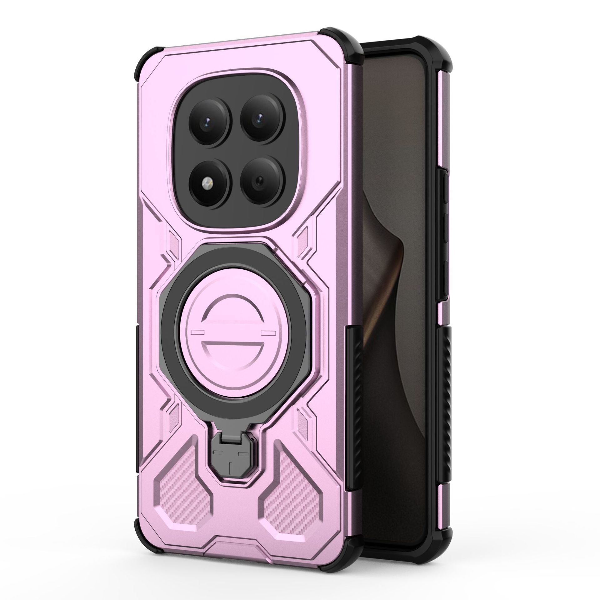 

Xiaomi Redmi Note 15 Pro Plus 5G/Poco M8 Pro 5G Magnetic Case 360° RotatablMilitary-Grade Dropproof Phone Cover for фіолетовий