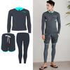 Korean Style Couple Wetsuit: Women’s Jellyfish Suit & Men’s Snorkeling Long Sleeve Swimsuit, Quick Dry, Sun Protection