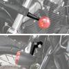 Front Turn Signal Mounts Relocation Kit for Sportsters (2PCS) | Black Turn Signal Indicator Relocation for Harley Dyna FXR Accessories, with Mount