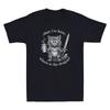 Okay I'm Here Where Is The Dragon Funny Cat with Coffee Meme Quote Men's T-Shirt
