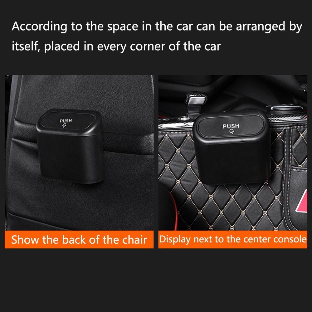 Waterproof Vehicle Dust Case Hanging Car Wastebasket Portable Auto Rubbish Can  Home