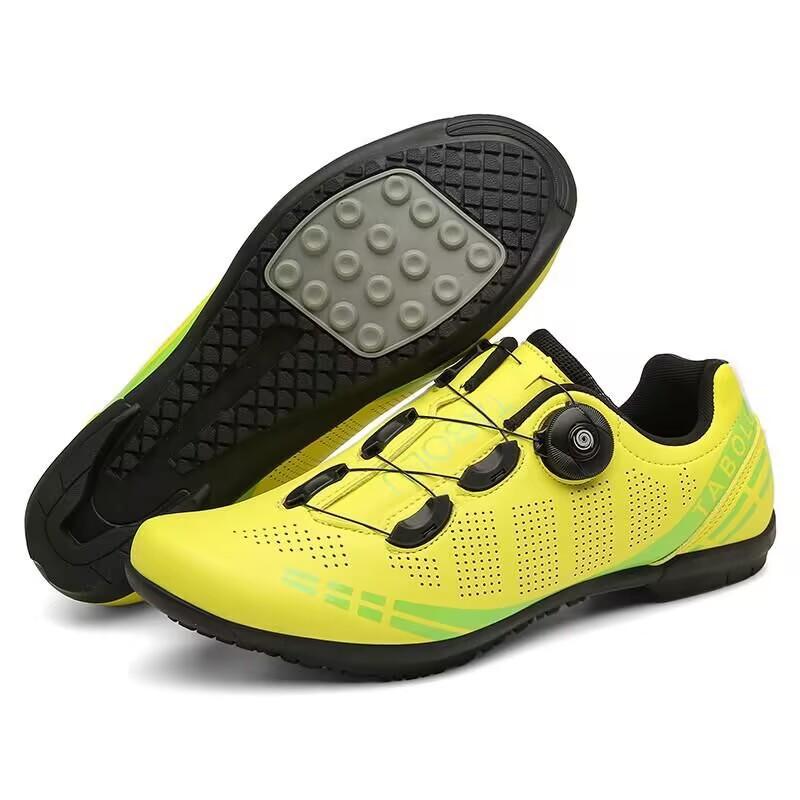 All-Season Mountain Road Cycling Shoes Men Women Breathable Rigid Sole Clipless Compatible