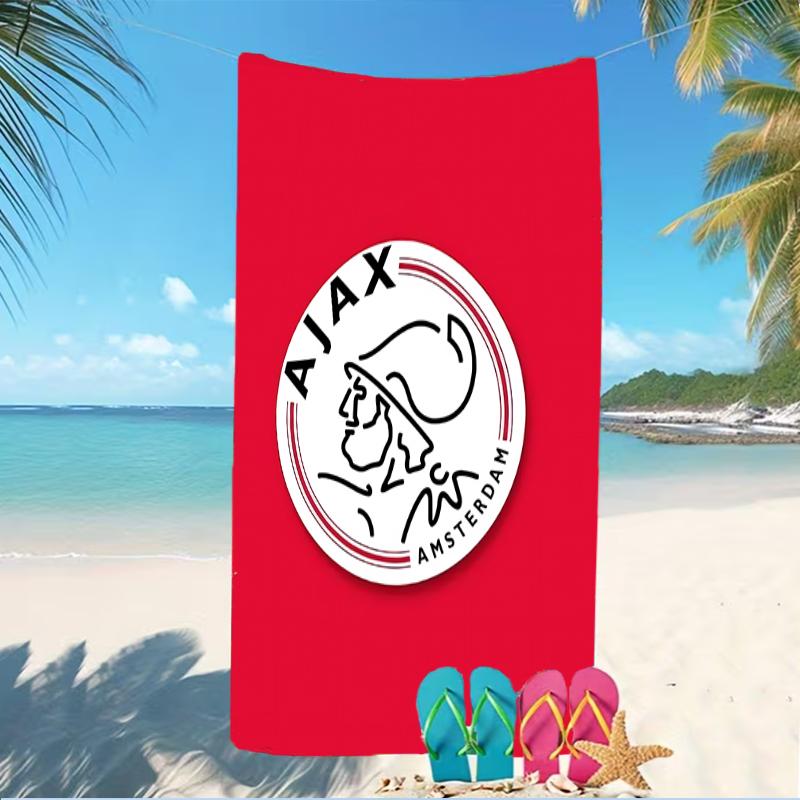 Beach Towel with AFC Ajax Pattern - soft,absorbent,machine washable Lightweight&Modern,swimming,Travel Essentials