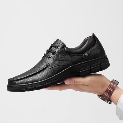Große Größe 38-47 Herren Werkzeug Business Oxford für Herren Echtes Leder Luxusmarke Herrenschuhe Lässig Schnürschuhe Kleid Formell Slipper