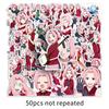 50 Pictures of Haruno Sakura Graffiti Stickers Personalized Cartoon Japanese Comic Decoration Mobile Suitcase Stickers