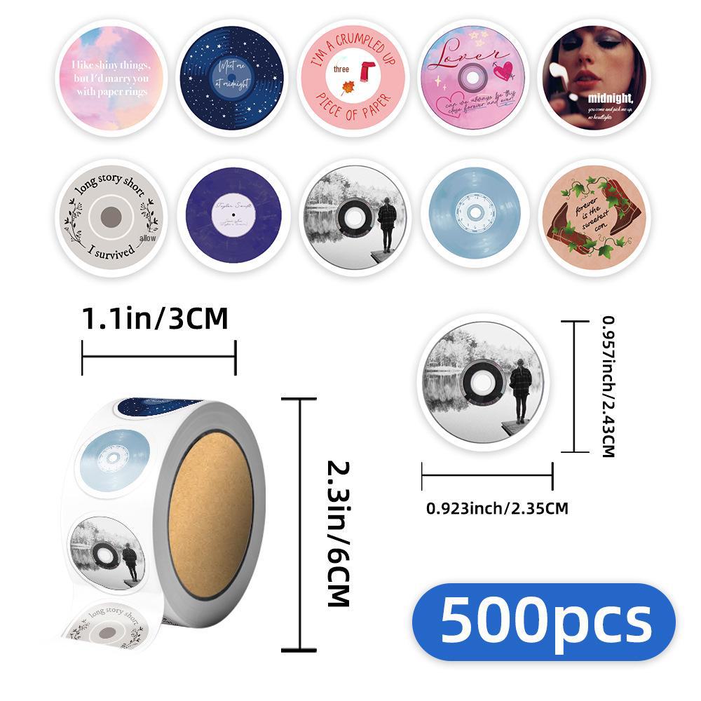 

500 листов/рулон декоративных наклеек с точками для герметизации и поделок