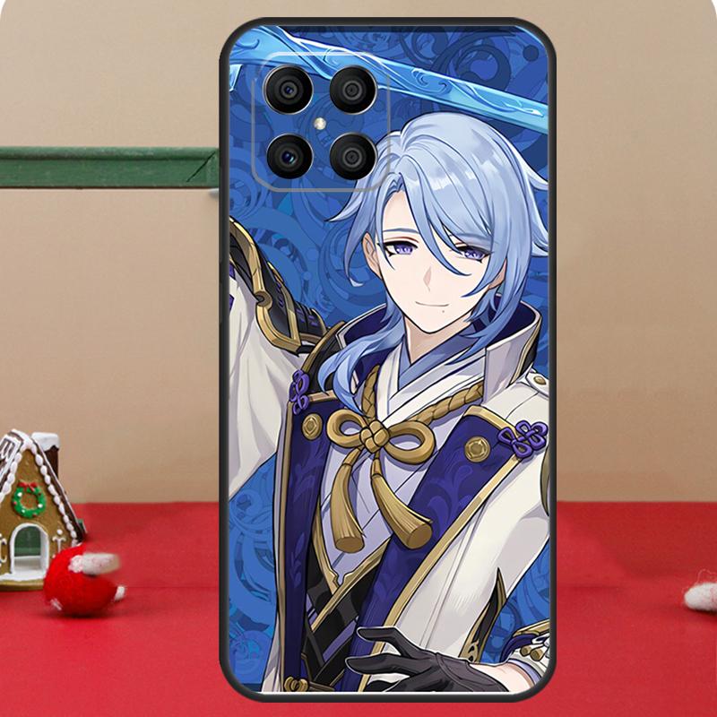 Genshin Impact Kamisato Ayato Case For Honor Magic 8 7 6 Pro Honor 200 400 70 90 Lite X8c X8b X9a X9b X9c X9d Win RT Coque