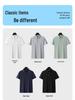 Hochwertiges Herren-Polohemd, Ammoniak-Finish, doppelseitiges Piqué, Umlegekragen, Kurzarm, Business Casual Teamuniform