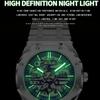 Orologi Sportivi da Uomo alla Moda Acciaio Inossidabile Automatici Meccanici da Polso Orologi Scheletro Maschili da Business Reloj Hombre