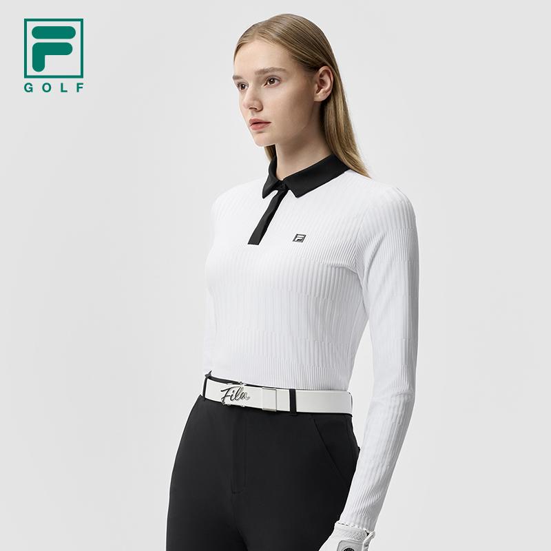 New FILA Long Sleeved Polo Shirt Unisex A11W515206F