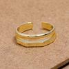 Niche design Mori feathers rose gold ring women's light luxury cold wind versatile simple personality live ring