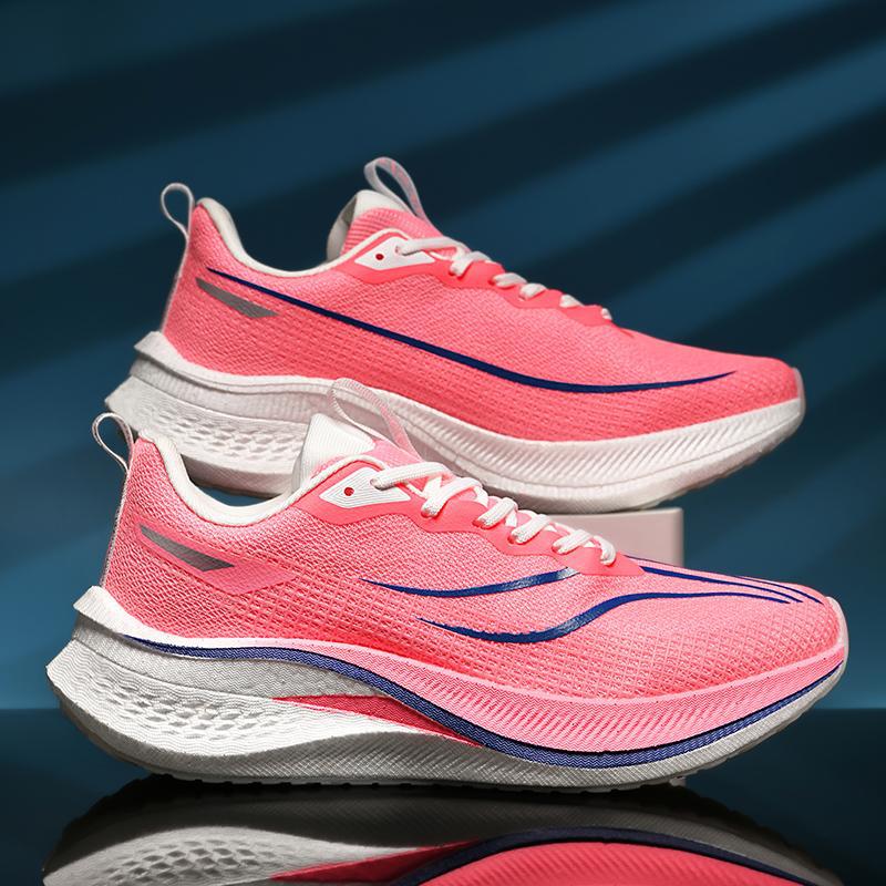 

Кроссовки Кроссовки 2024 Лето Мужские и Женские Одинаковые Кроссовки Friction Sound Real Explosion Carbon Board Модные Амортизирующие Повседневные Versa 35 розовый