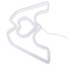 Heart Hands Neon Sign Red White Loghting Battery Operated Love Finger Neon Light for Room Decoration