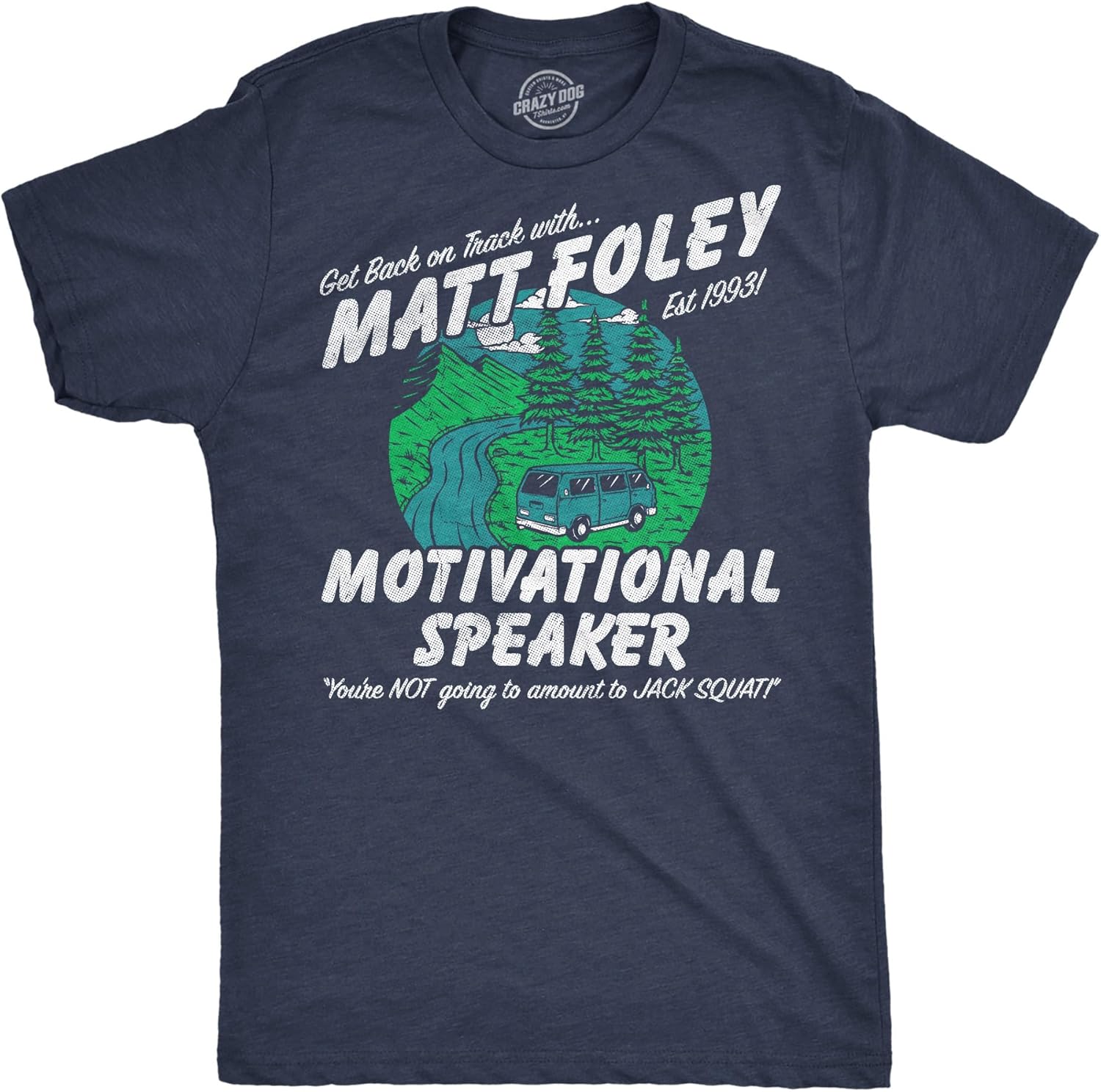 

Funny Chris Farley T Shirts Officially Licensed Mens Tees Featuring Matt Foley Quotes and More 5XL різнокольоровий