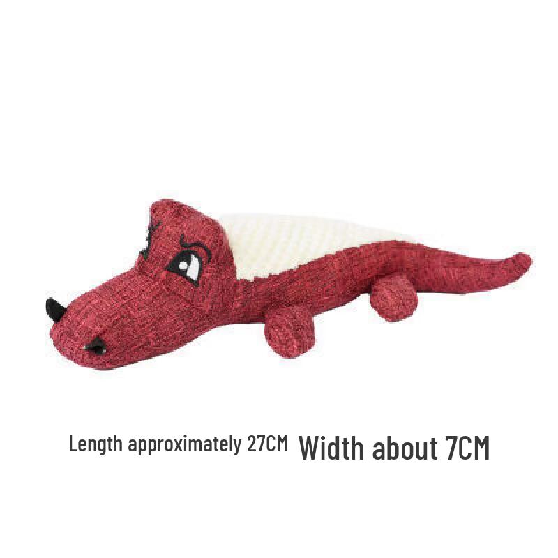 Durable Crocodile Pet Squeaky Chew Toy