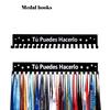 Sturdy Metal Medal Display Rack Wall Mounted Hanger Organizer for Race Running Awards Home Living Room Decor