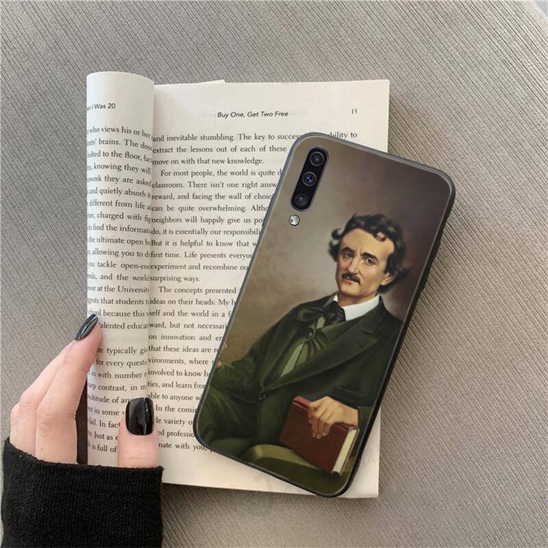 EDGAR ALLAN POE romanopisec Pouzdro na telefon Pro Samsung galaxy A S note 10 7 8 9 20 30 31 40 50 51 70 71 21 s ultra plus