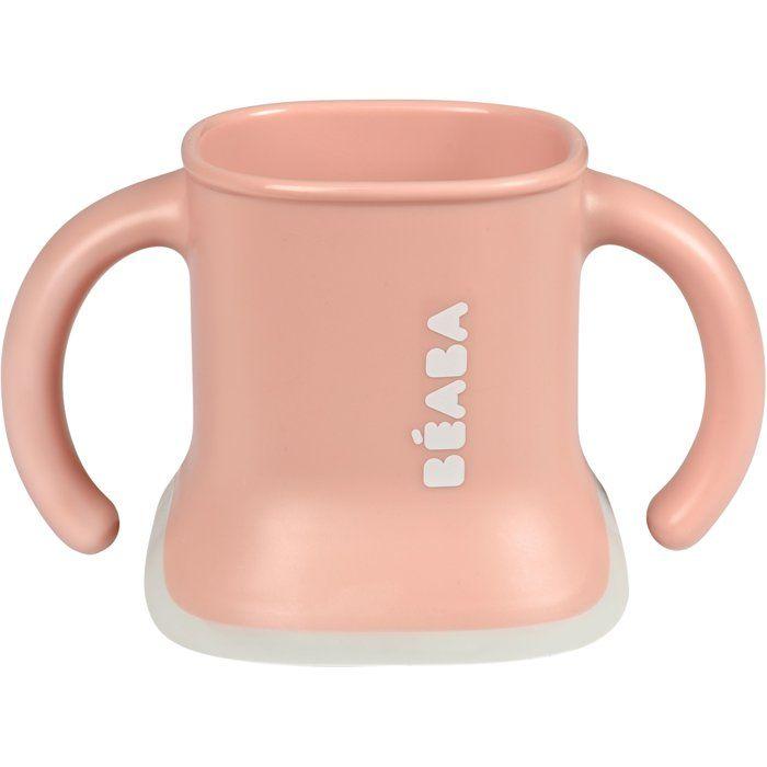 Tasse 3-en-1 - BEABA - Evoluclip - Vieux rose
