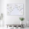 Canvas Print, White Flowers Nature Plants