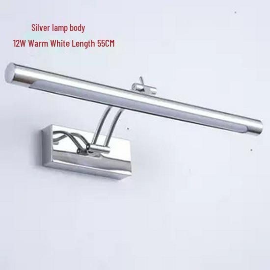 Minimalist LED Anti-fog Vanity Light for Bathroom & Makeup Mirror, Drill-free Installation