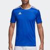 adidas T Shirts Men's Blue Crew Neck Moderate Straight Fit CF1037