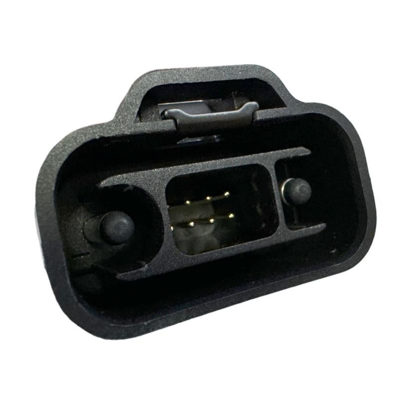 Black PCB Solder Type PV Connector: Board-Mount Female Socket for Photovoltaic/Energy Storage Applications