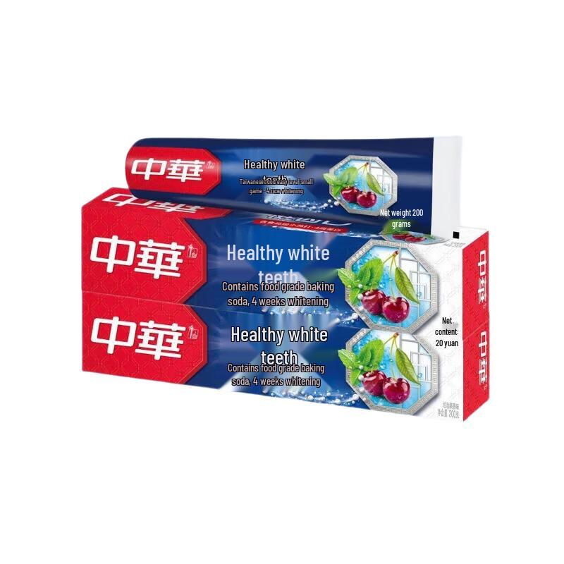 Zhonghua Whitening Baking Soda Fruit Toothpaste (2-Pack)