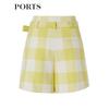 PORTS Women's Gingham Check Shorts
