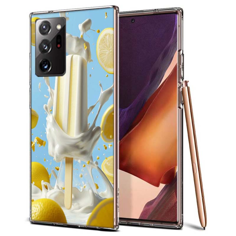 Bunte Eiscreme und Eis am Stiel Handyhülle für Samsung A55 A35 A25 A15 A07 A05S A16 A17 A26 A36 A37 A56 A57 Galaxy Note 20 10 A