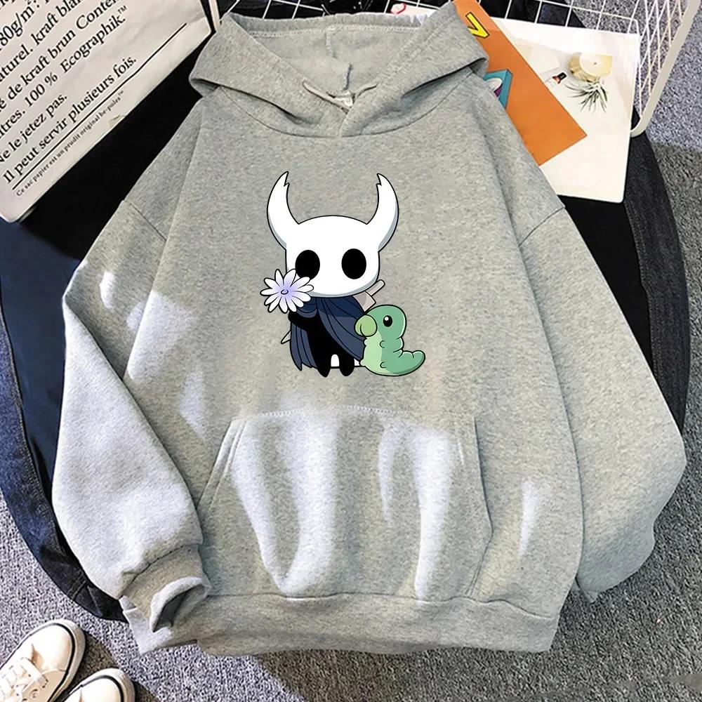 Hollow Knight popular character printed sweatshirt, autumn and winter casual sportswear, cute anime costume pullover