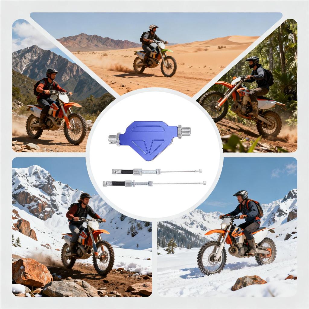 Motorcycle Stunt Clutch Replacement Stunt Replacement With Cable Aluminum Alloy Easy Pull Clutch System For Motocross Trail