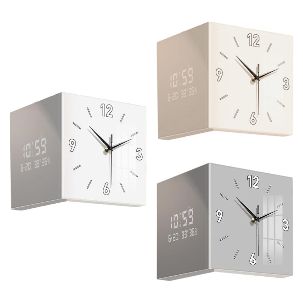 Double Sided Modern Wall Clock Wall Clock Versatile Easy to Read Ornament for
