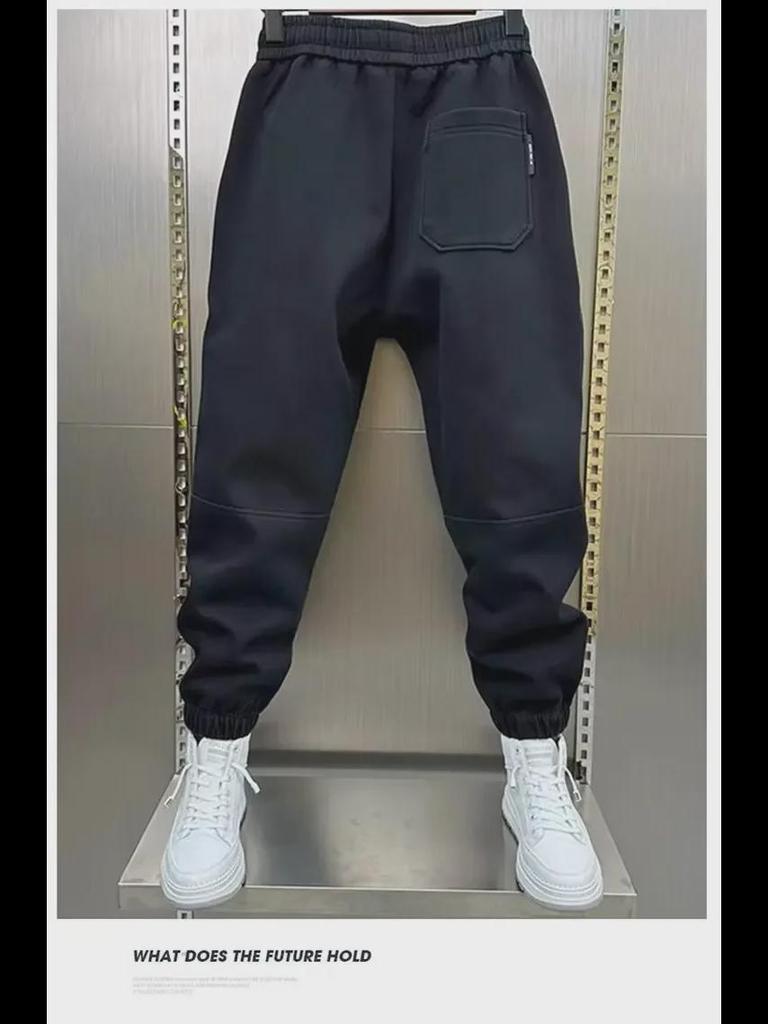 Men's Trendy Summer Letter Print Loose Harem Pants