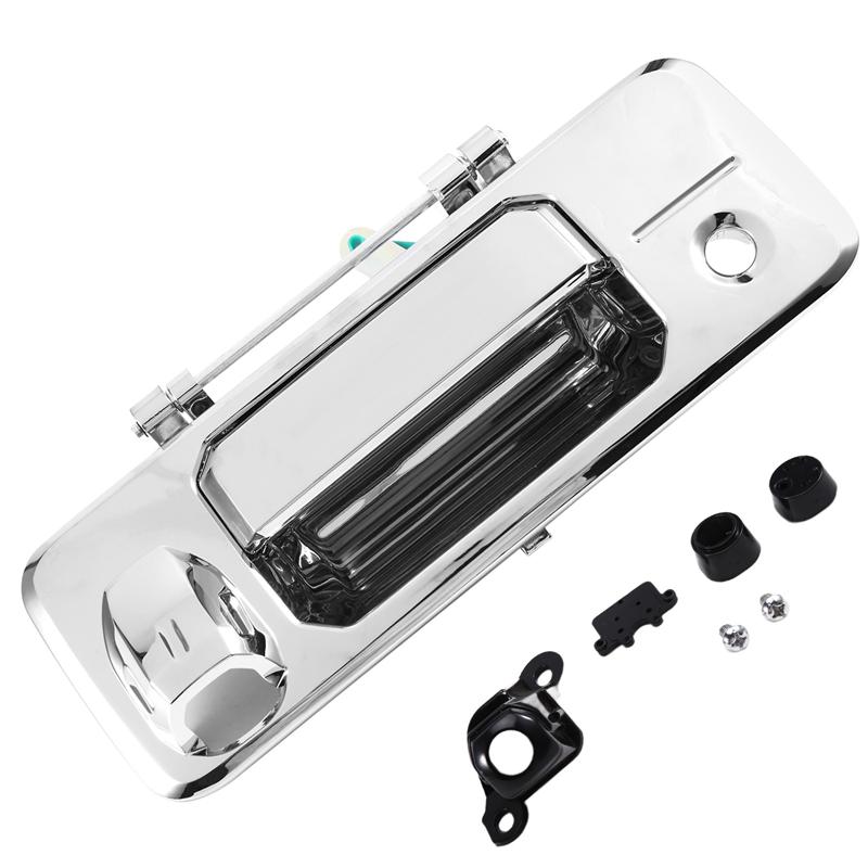 A03Z-Tailgate Back Handle Withcamera Hole Back Door Handle Tailgate Latch Handle Fortoyota 69090-0C040 2007-2013 B