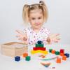 3D Cube Block Toy Wooden Material Brain Development Toy Educational Toy  Educational Use