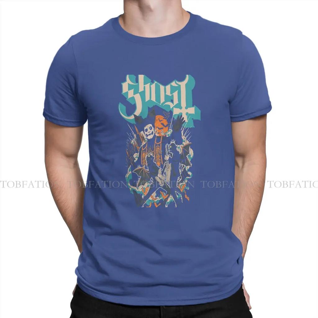Ghost Spooky Lover Pure Cotton TShirt Impera Maestro Classic Elegant T Shirt Oversized Men Clothes Ofertas Trendy