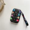 Lanyards Storage Bag Case For R36S R36H RG35XX H R36 Ultra K36 Video Game Console Handbag Pouch Protective Cover Box Accessories
