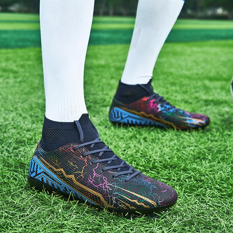 35-47 Unisex-Fußballschuhe, große Fußballschuhe, kurze Nagelspiel-Trainingsschuhe, Kinder-Fußballschuhe