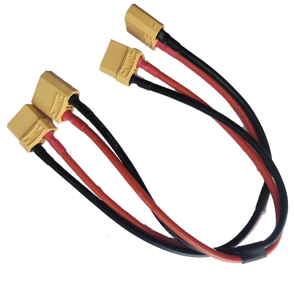 Yiqigou 2pcs XT90 male plug connector is converted to XT90