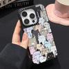 Apple 16/17Promax Mirror Cat Mobile Phone Case Is Suitable for the New iPhone13/14 Anti-drop 15 Protective Case.